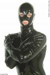 Herrenmaske anatomisch, mit RV & ffnungen fr Augen/Nase/Mund, getaucht