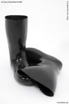 Latex Socken, anatomisch, getaucht