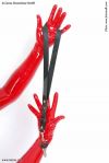 Latex Schlsselband, getaucht